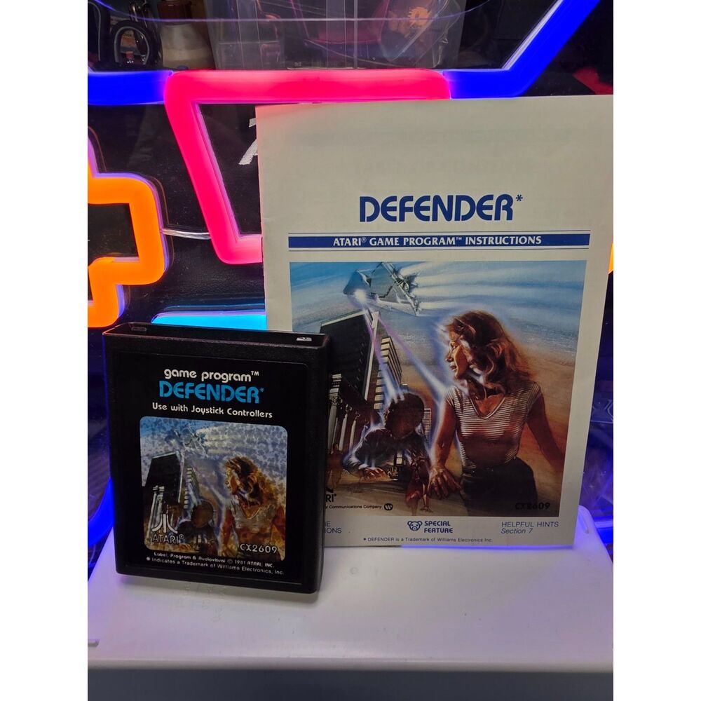 Defender + Manual for Atari 2600